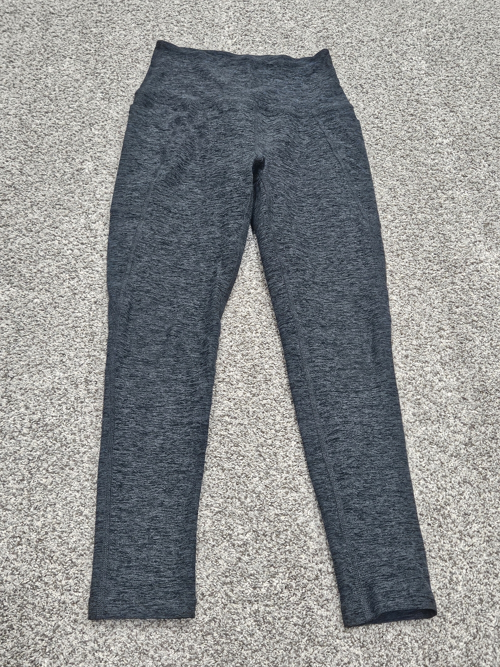 Beyond Yoga Charcoal Heather High-Waist Leggings